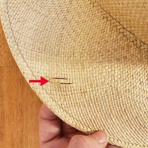 Brookes‎ Boswell Patterson Hat in Fine Grade Panama Straw main image 5